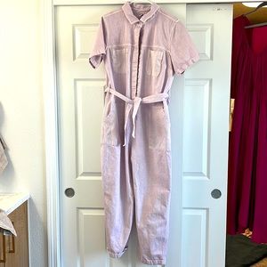Lavender Denim Jumpsuit